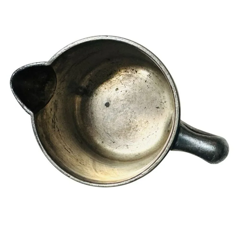 Antique Benedict Indestructo #1275 Creamer Pitcher, Electro Plated Nickel Silver